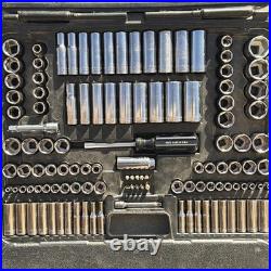 Craftsman Mechanics Socket Wrench Tool Set Metric & SAE ALL 6 POINT 9 33644 USA