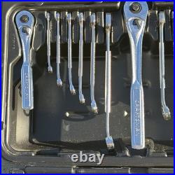Craftsman Mechanics Socket Wrench Tool Set Metric & SAE ALL 6 POINT 9 33644 USA