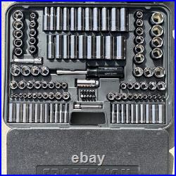 Craftsman Mechanics Socket Wrench Tool Set Metric & SAE ALL 6 POINT 9 33644 USA