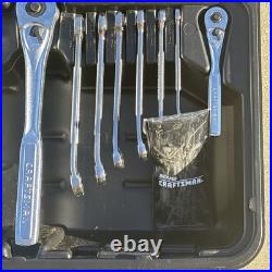 Craftsman Mechanics Socket Wrench Tool Set Metric & SAE ALL 6 POINT 9 33644 USA