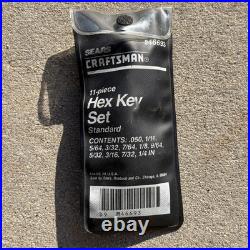 Craftsman Mechanics Socket Wrench Tool Set Metric & SAE ALL 6 POINT 9 33644 USA