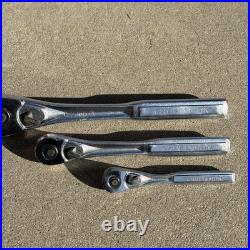 Craftsman Mechanics Socket Wrench Tool Set Metric & SAE ALL 6 POINT 9 33644 USA