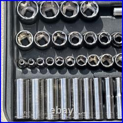 Craftsman Mechanics Socket Wrench Tool Set Metric & SAE ALL 6 POINT 9 33644 USA