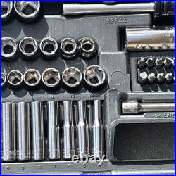 Craftsman Mechanics Socket Wrench Tool Set Metric & SAE ALL 6 POINT 9 33644 USA