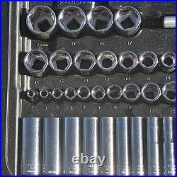 Craftsman Mechanics Socket Wrench Tool Set Metric & SAE ALL 6 POINT 9 33644 USA
