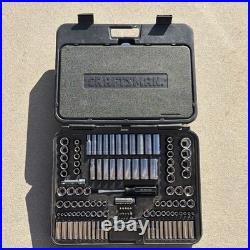 Craftsman Mechanics Socket Wrench Tool Set Metric & SAE ALL 6 POINT 9 33644 USA