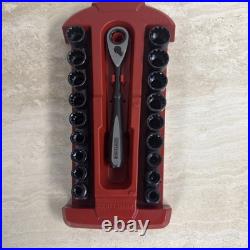 Craftsman Metric & Inch Universal Max Axess Socket Set Pass Through 19pc Craftsman Metric & Inch Universal Max Axess Socket Set Pass Through 19pc