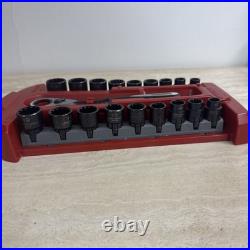 Craftsman Metric & Inch Universal Max Axess Socket Set Pass Through 19pc Craftsman Metric & Inch Universal Max Axess Socket Set Pass Through 19pc