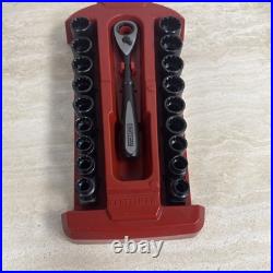 Craftsman Metric & Inch Universal Max Axess Socket Set Pass Through 19pc Craftsman Metric & Inch Universal Max Axess Socket Set Pass Through 19pc