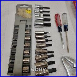 Craftsman Mixed Lot of Screwdriver & Torx Bit And Hex Plier All USA Made