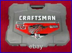 Craftsman Overdrive 154 Pc Mechanics Tool Set SAE Metric CMMT99154L LN 0673542