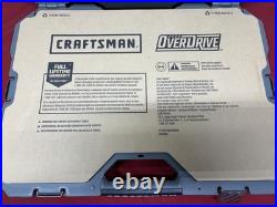 Craftsman Overdrive 154 Pc Mechanics Tool Set SAE Metric CMMT99154L LN 0673542