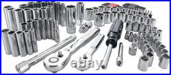 Craftsman SAE Metric 1/4 3/8 Drive 105 Piece Mechanics Tool Set CMMT12023