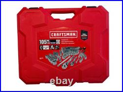 Craftsman SAE Metric 1/4 3/8 Drive 105 Piece Mechanics Tool Set CMMT12023