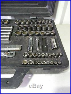 Craftsman SAE Socket Set Vintage Made in USA Standard 1/4 3/8 1/2 Standard