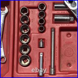 Craftsman Tools Mechanics Socket & Wrench Set 1/4 3/8 1/2 Drive 33263 USA READ Craftsman Tools Mechanics Socket & Wrench Set 1/4 3/8 1/2 Drive 33263 USA READ
