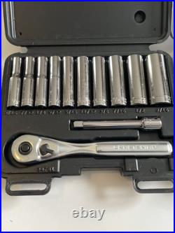 Craftsman Tools USA 34781 34782 NEW 12pc SAE METRIC 1/4' Dr. Socket Ratchet Sets