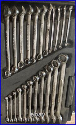 Craftsman USA 22 Pc Wrench Set 11 SAE & 11 Metric Combination Wrench Set WithTray