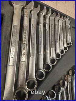 Craftsman USA 22 Pc Wrench Set 11 SAE & 11 Metric Combination Wrench Set WithTray