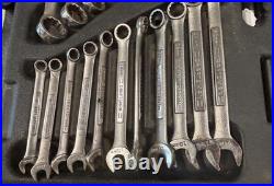 Craftsman USA 22 Pc Wrench Set 11 SAE & 11 Metric Combination Wrench Set WithTray
