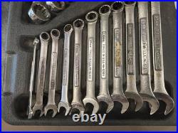 Craftsman USA 22 Pc Wrench Set 11 SAE & 11 Metric Combination Wrench Set WithTray