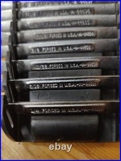 Craftsman USA 25 Pc. 12 Pt. Metric /SAE Combination Wrench Set VA Series