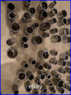 Craftsman USA 3/8 Dr SAE and metric shallow socket 6, 8, and 12 Point