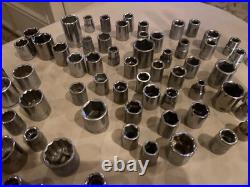 Craftsman USA 3/8 Dr SAE and metric shallow socket 6, 8, and 12 Point