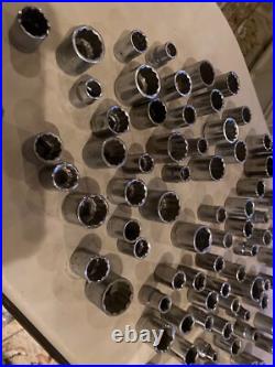 Craftsman USA 3/8 Dr SAE and metric shallow socket 6, 8, and 12 Point