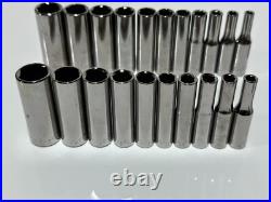 Craftsman USA 54pc 1/4 Drive Metric & SAE Deep & Shallow Socket Set NEW NOS