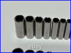 Craftsman USA 54pc 1/4 Drive Metric & SAE Deep & Shallow Socket Set NEW NOS