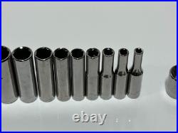 Craftsman USA 54pc 1/4 Drive Metric & SAE Deep & Shallow Socket Set NEW NOS