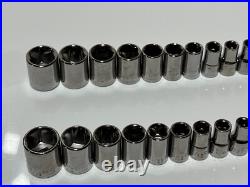 Craftsman USA 54pc 1/4 Drive Metric & SAE Deep & Shallow Socket Set NEW NOS
