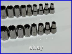Craftsman USA 54pc 1/4 Drive Metric & SAE Deep & Shallow Socket Set NEW NOS