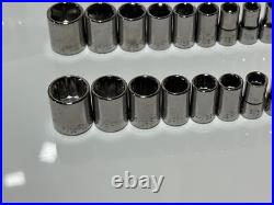 Craftsman USA 54pc 1/4 Drive Metric & SAE Deep & Shallow Socket Set NEW NOS