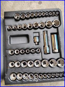 Craftsman USA 55pc Mechanics Tool Set Socket Ratchet 33455 Metric/SAE USA