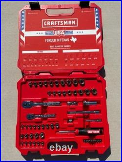 Craftsman USA 88 Piece SAE / Metric Socket Set Made in Texas USA CMMT45018