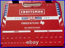 Craftsman USA 88 Piece SAE / Metric Socket Set Made in Texas USA CMMT45018