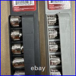 Craftsman USA NOS 3/8 Drive 6 Pt Socket Sets SAE & Metric 34463 34464
