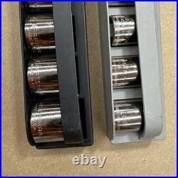 Craftsman USA NOS 3/8 Drive 6 Pt Socket Sets SAE & Metric 34463 34464