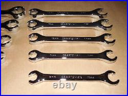 Craftsman USA Professional Metric & Standard Sae Flare Wrench Sets Line Wrenches