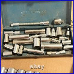 Craftsman USA Socket Set Lot Metric And SAE 1/4, 3/8, 1/2