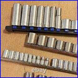 Craftsman USA Socket Set Lot Metric And SAE 1/4, 3/8, 1/2