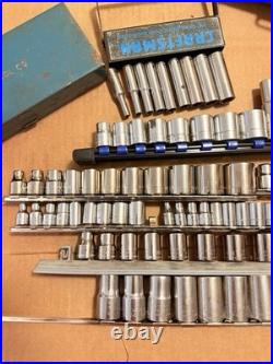 Craftsman USA Socket Set Lot Metric And SAE 1/4, 3/8, 1/2