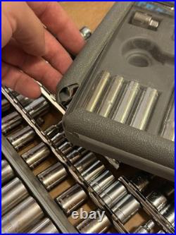 Craftsman USA Socket Set Lot Metric And SAE 1/4, 3/8, 1/2