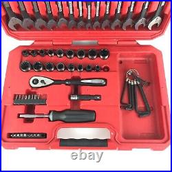 Craftsman Universal Mechanics Tool Set Socket Wrenches Inch / Metric Hex SAE MM