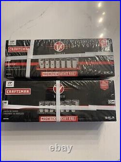 Craftsman V Series 1/2 Drive Shallow Socket Set Standard & Metric 26 Pieces