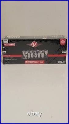 Craftsman V Series 3/8 Ratchet Set Flex Head Standard Ratchet SAE Metric Sockets