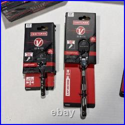 Craftsman V-Series Bundle 3/8 Drive Metric / SAE Shallow & SAE Deep. 3 Ratchets