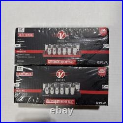 Craftsman V-Series Bundle 3/8 Drive Metric / SAE Shallow & SAE Deep. 3 Ratchets